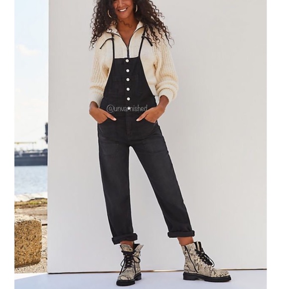 Anthro Denim Overalls - Picture 1 of 14